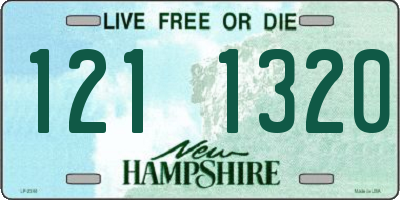 NH license plate 1211320
