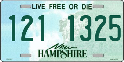 NH license plate 1211325