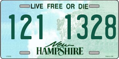 NH license plate 1211328