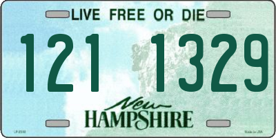 NH license plate 1211329