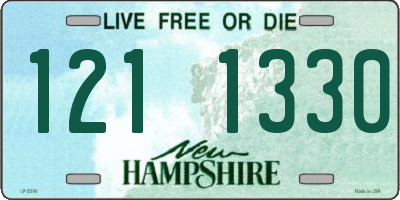 NH license plate 1211330