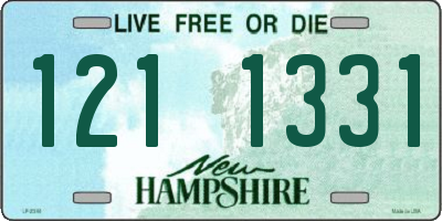 NH license plate 1211331