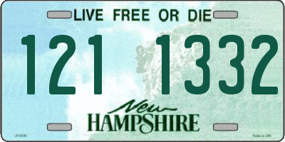 NH license plate 1211332