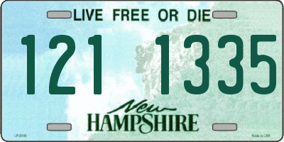 NH license plate 1211335