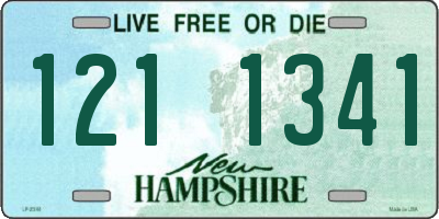 NH license plate 1211341
