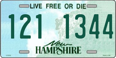 NH license plate 1211344