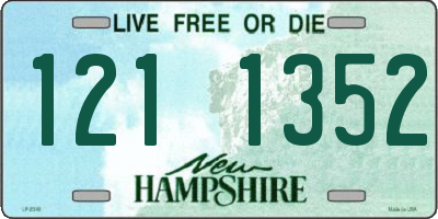 NH license plate 1211352