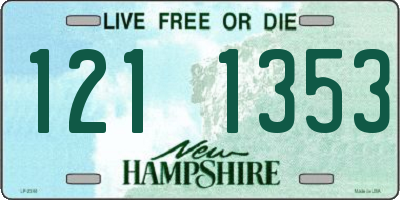 NH license plate 1211353