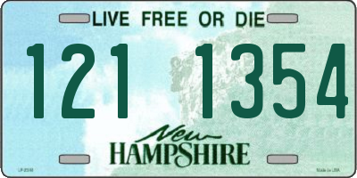 NH license plate 1211354