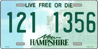 NH license plate 1211356