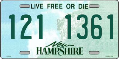 NH license plate 1211361