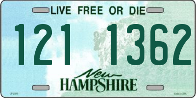 NH license plate 1211362