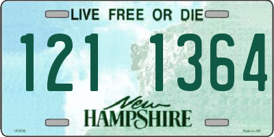 NH license plate 1211364