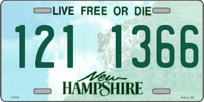 NH license plate 1211366