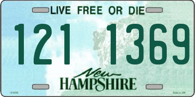 NH license plate 1211369