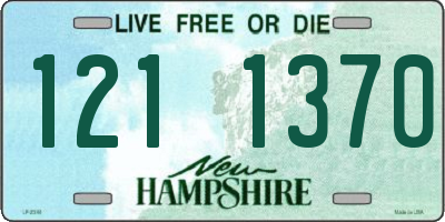 NH license plate 1211370
