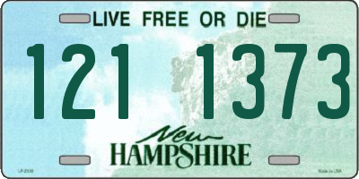 NH license plate 1211373