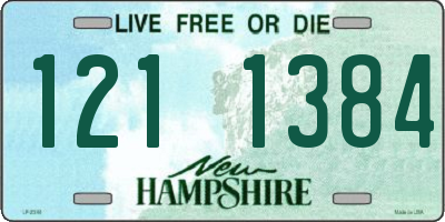 NH license plate 1211384