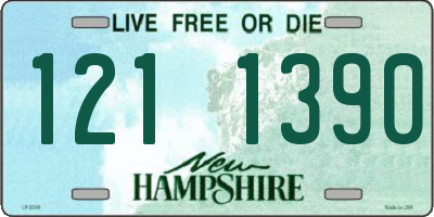 NH license plate 1211390