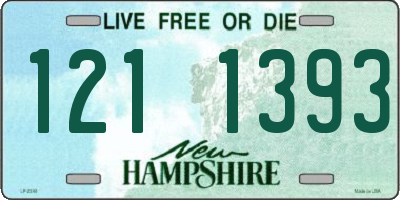 NH license plate 1211393