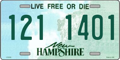 NH license plate 1211401