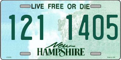NH license plate 1211405