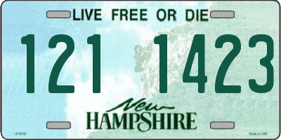 NH license plate 1211423