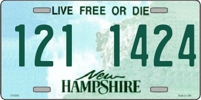 NH license plate 1211424
