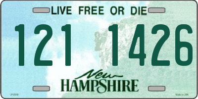 NH license plate 1211426