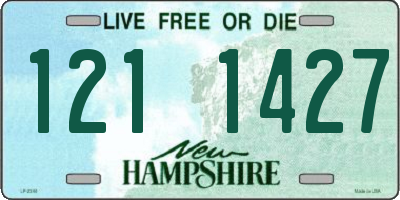 NH license plate 1211427