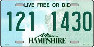 NH license plate 1211430