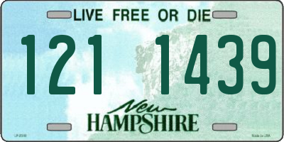 NH license plate 1211439