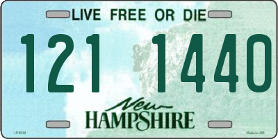 NH license plate 1211440