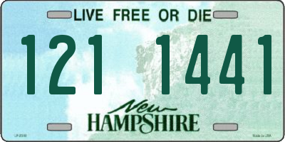 NH license plate 1211441