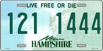 NH license plate 1211444
