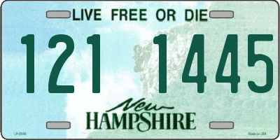 NH license plate 1211445