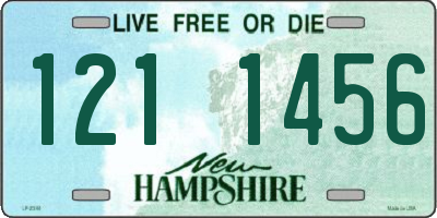 NH license plate 1211456