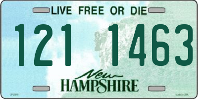 NH license plate 1211463