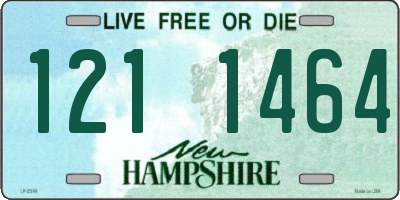 NH license plate 1211464