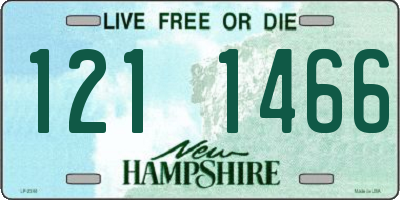 NH license plate 1211466
