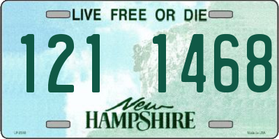 NH license plate 1211468