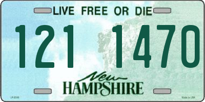 NH license plate 1211470