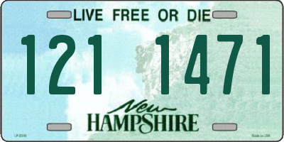NH license plate 1211471