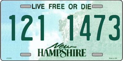 NH license plate 1211473