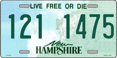 NH license plate 1211475