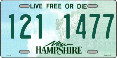 NH license plate 1211477