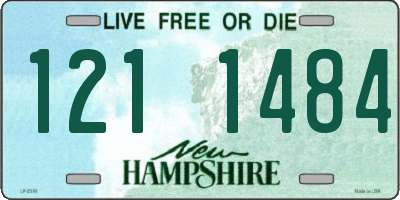 NH license plate 1211484