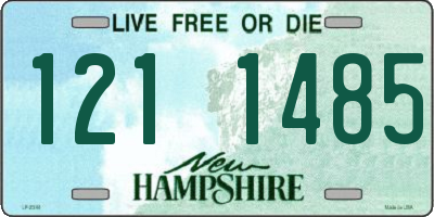 NH license plate 1211485