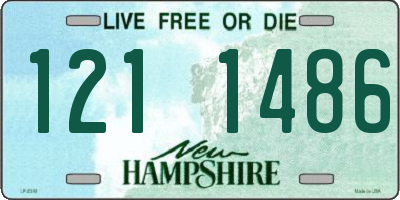 NH license plate 1211486