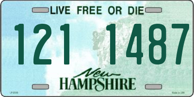 NH license plate 1211487